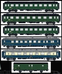 L.S. Models MW1002 - H0 - 6-tlg. Set Personenwagen Paris-Nizza, SNCF, Ep. III